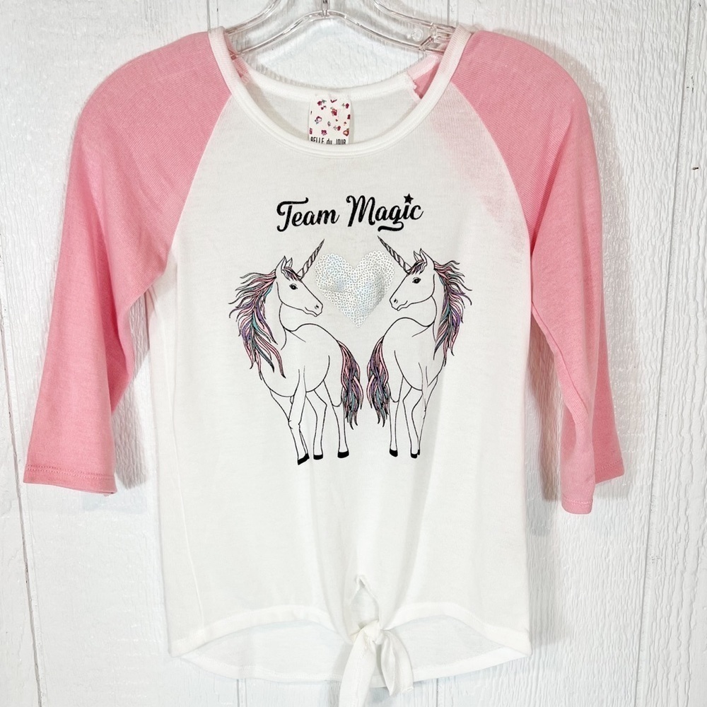 NEW Unicorn Team Magic Girls Shirt